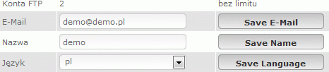 Aktualizacja adresu e-mail